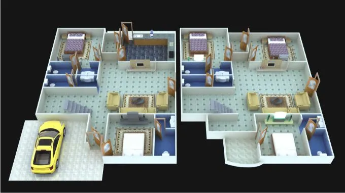 4 BHK Builder Floor in E Block Sector 85, Faridabad